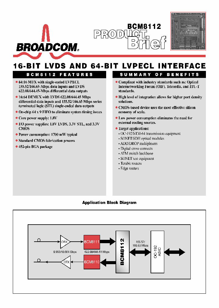 BCM8112_1218241.PDF Datasheet