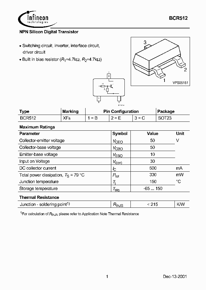 BCR512_1218384.PDF Datasheet