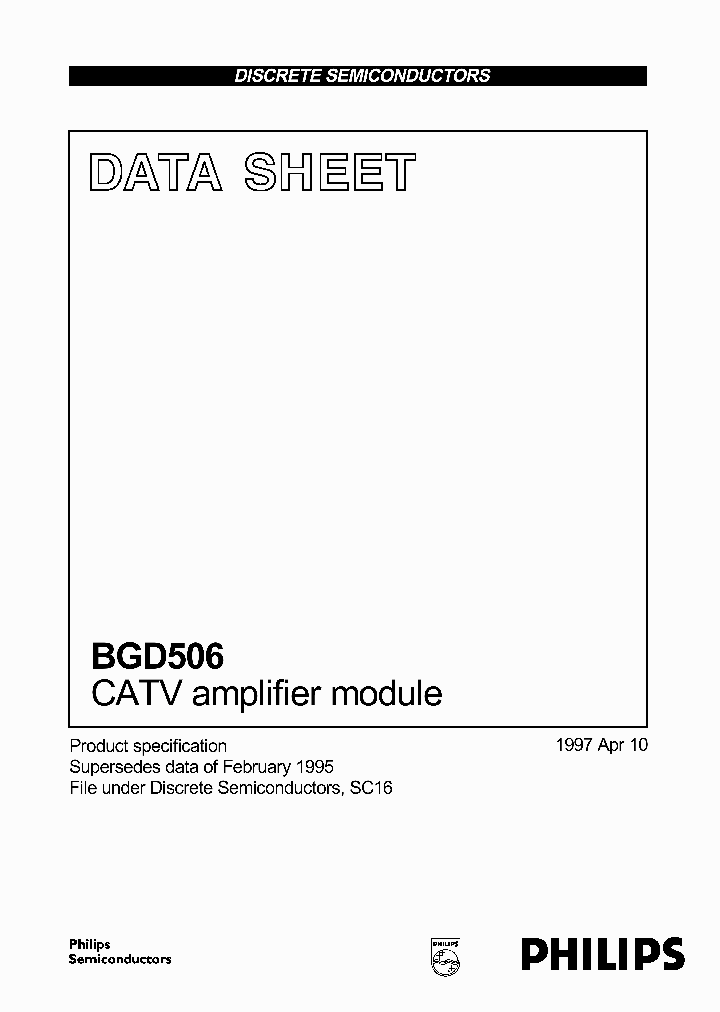 BGD506_1115741.PDF Datasheet