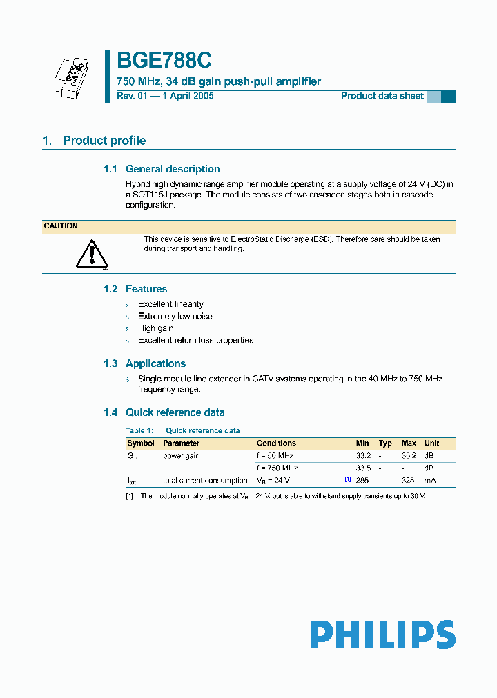 BGE788C_1219393.PDF Datasheet