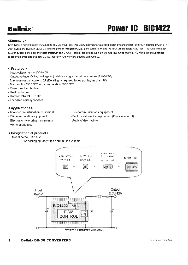 BIC1422_1138354.PDF Datasheet