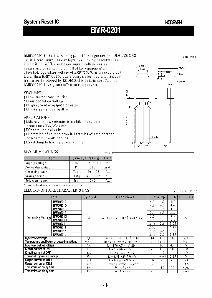 BMR-0201L_1219922.PDF Datasheet