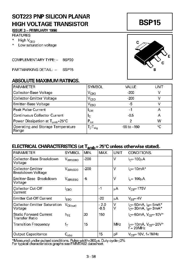 BSP15_1220700.PDF Datasheet