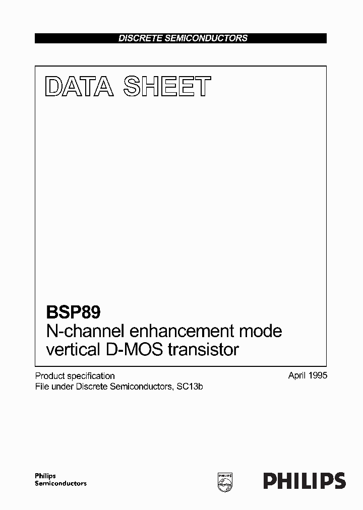 BSP89_1220776.PDF Datasheet