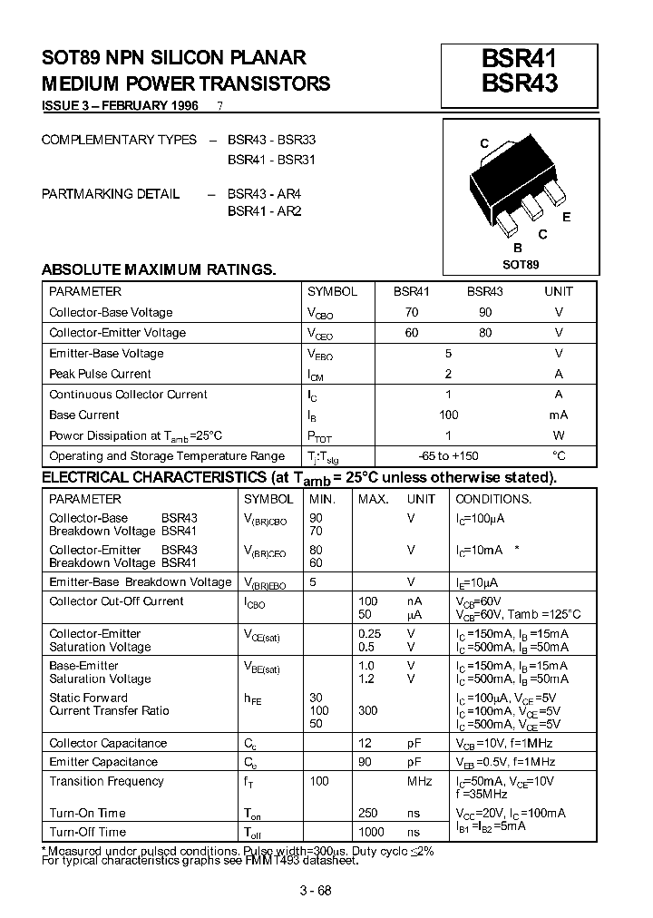 BSR41_1094737.PDF Datasheet