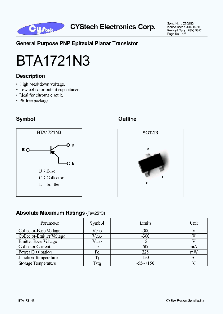 BTA1721N3_1221075.PDF Datasheet