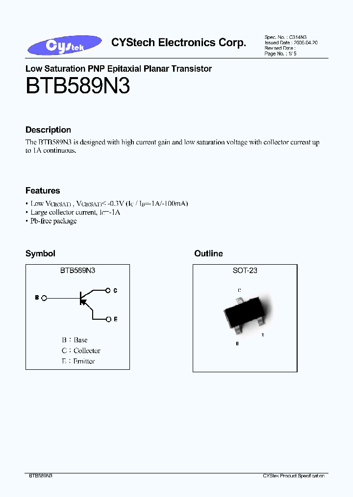 BTB589N3_1125853.PDF Datasheet