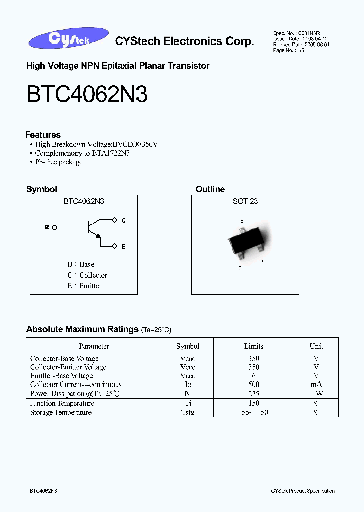 BTC4062N3_1221183.PDF Datasheet