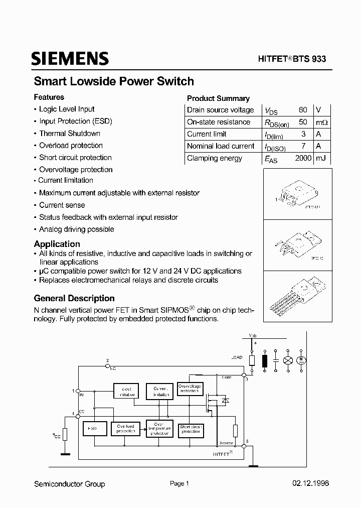 BTS933_1221463.PDF Datasheet