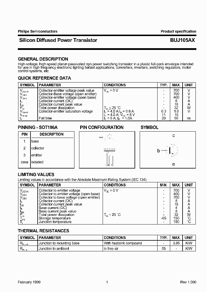 BUJ105AX_1221812.PDF Datasheet