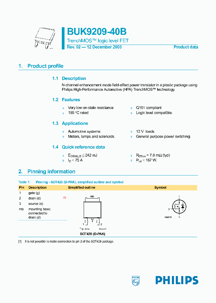 BUK9209-40B_1222013.PDF Datasheet