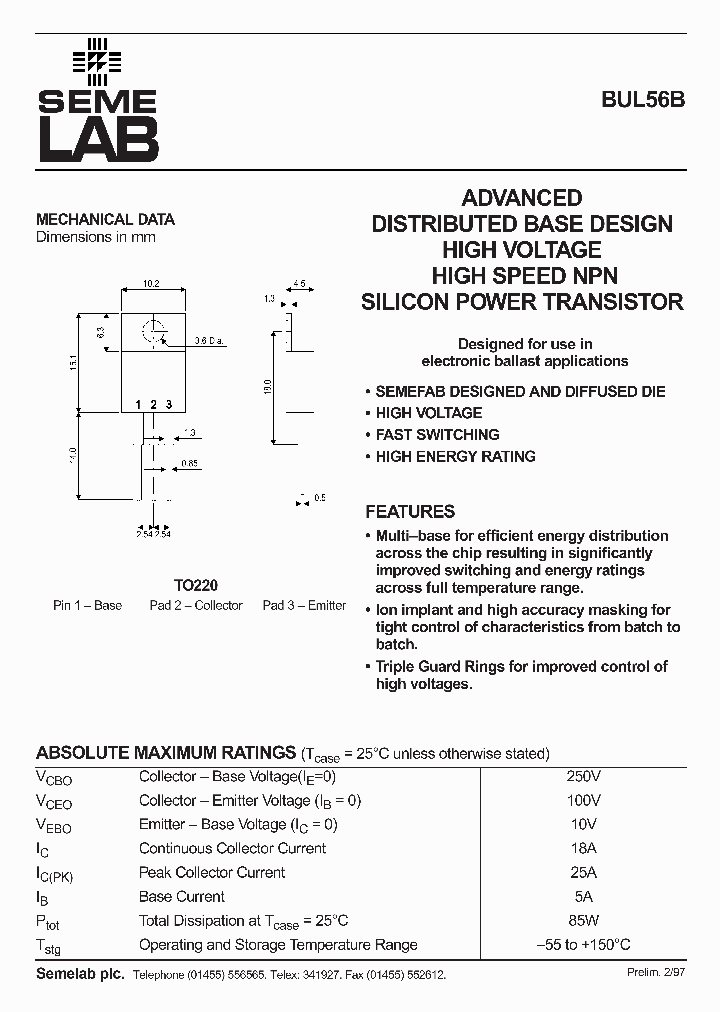 BUL56B_1222158.PDF Datasheet