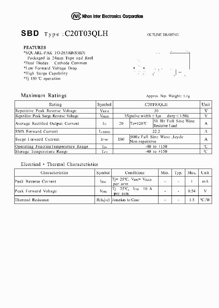 C20T03QLH_1223193.PDF Datasheet