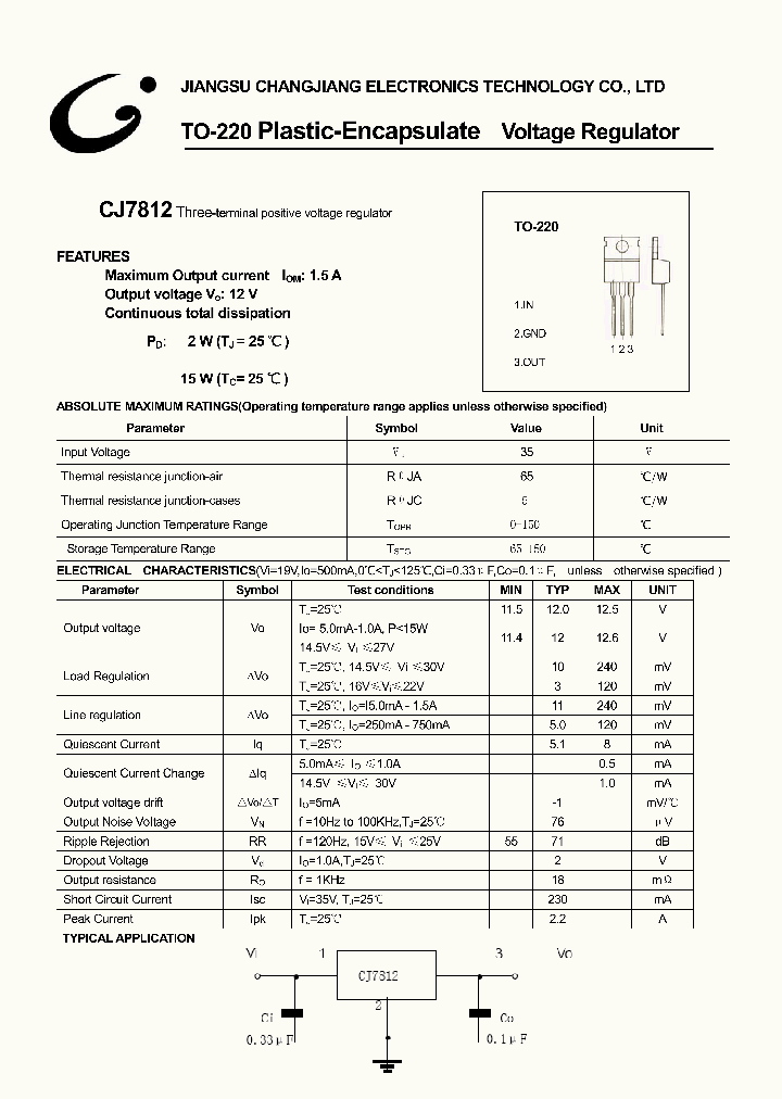 CJ7812-TO-220_1226255.PDF Datasheet