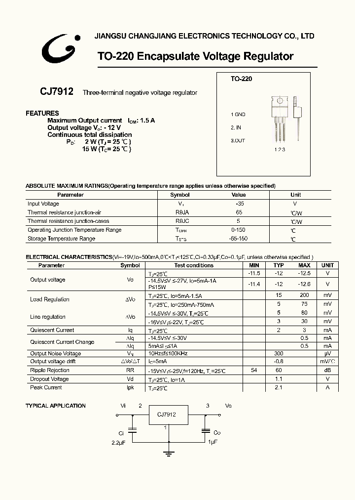 CJ7912-TO-220_1226293.PDF Datasheet