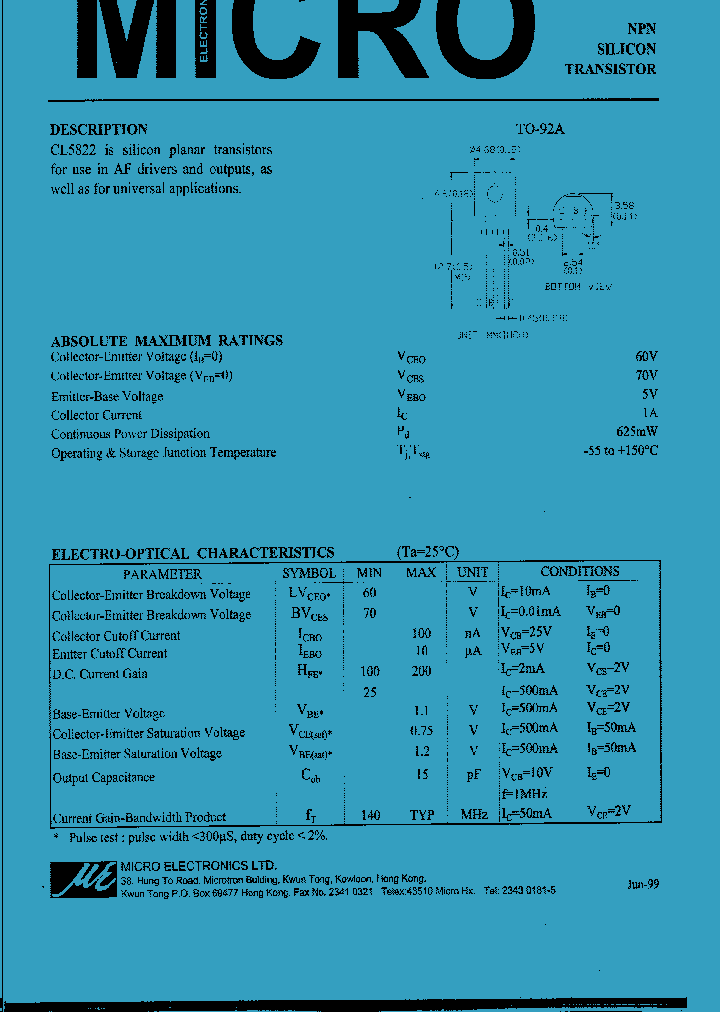 CL5822_1226377.PDF Datasheet