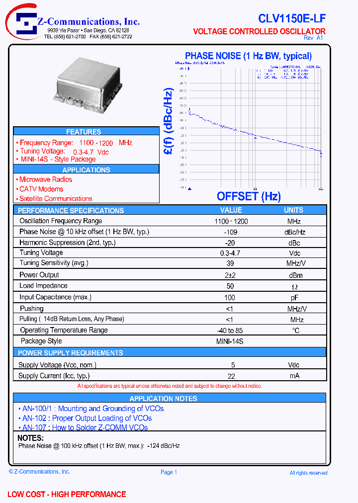 CLV1150E-LF_1226610.PDF Datasheet