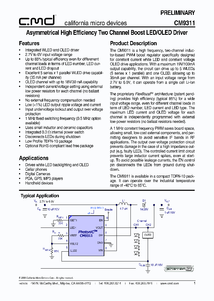 CM9311-01DE_1227130.PDF Datasheet