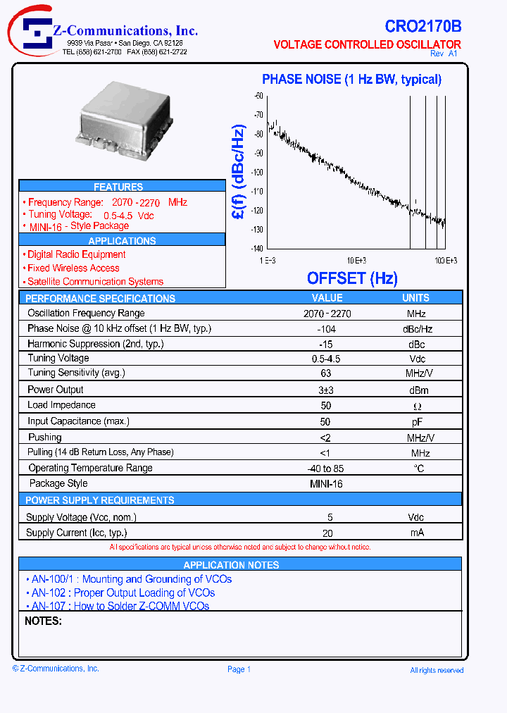 CRO2170B_1228400.PDF Datasheet