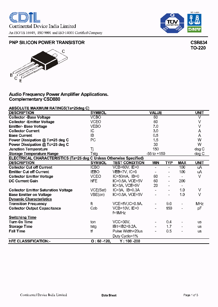 CSB834_1150068.PDF Datasheet