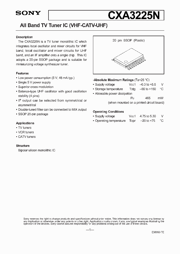 CXA3225N_1229760.PDF Datasheet