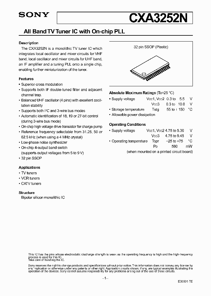 CXA3252N_1229766.PDF Datasheet