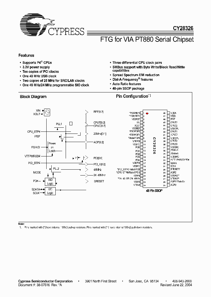 CY28326OCT_889139.PDF Datasheet