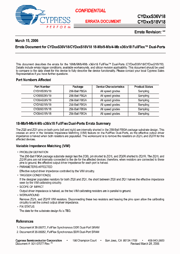 CYD09S36V18_1087385.PDF Datasheet