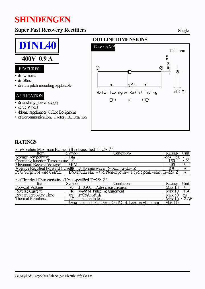 D1NL40_1230989.PDF Datasheet