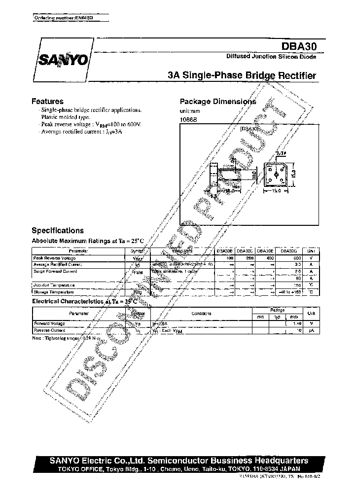 DBA30_1111915.PDF Datasheet