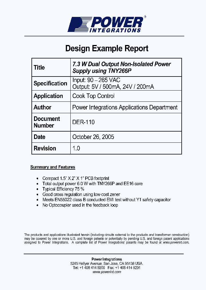 DER-110_1232145.PDF Datasheet