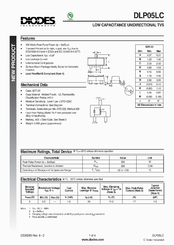 DLP05LC1_1232866.PDF Datasheet