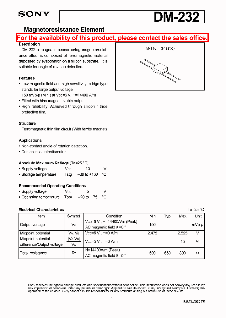 DM-232_1232911.PDF Datasheet