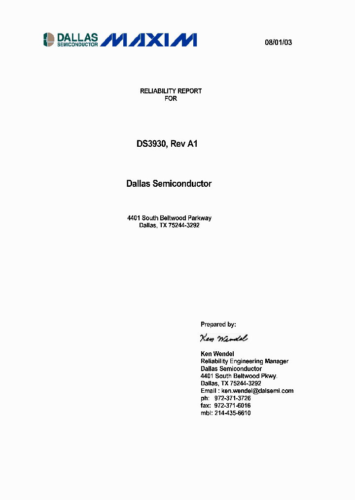 DS3930_1234363.PDF Datasheet