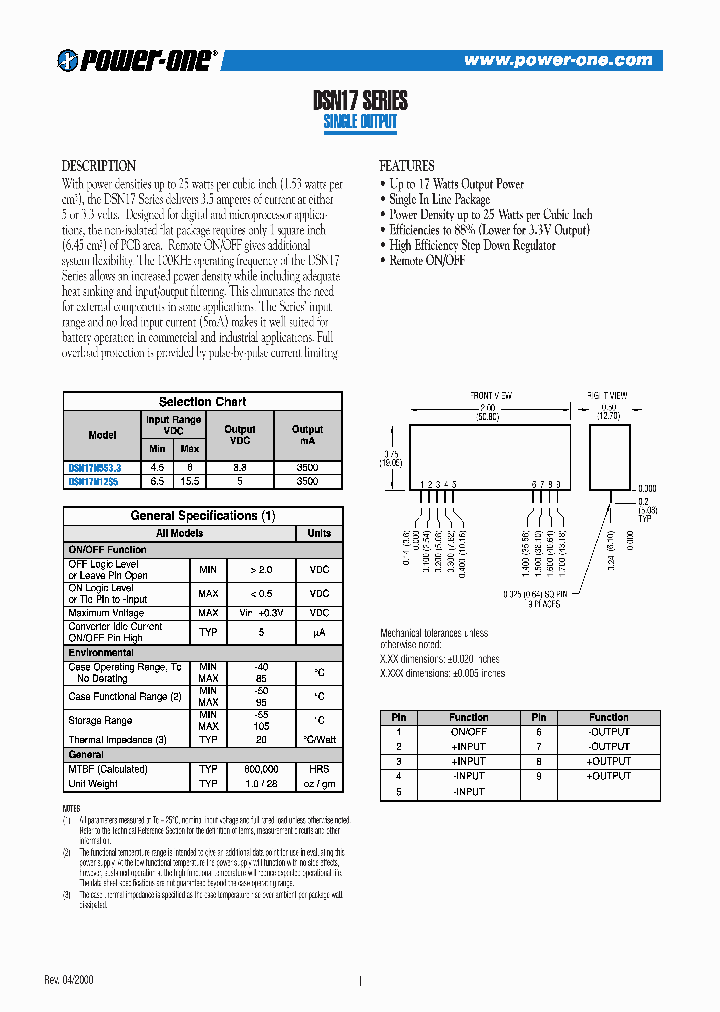 DSN17N5S33_1055343.PDF Datasheet