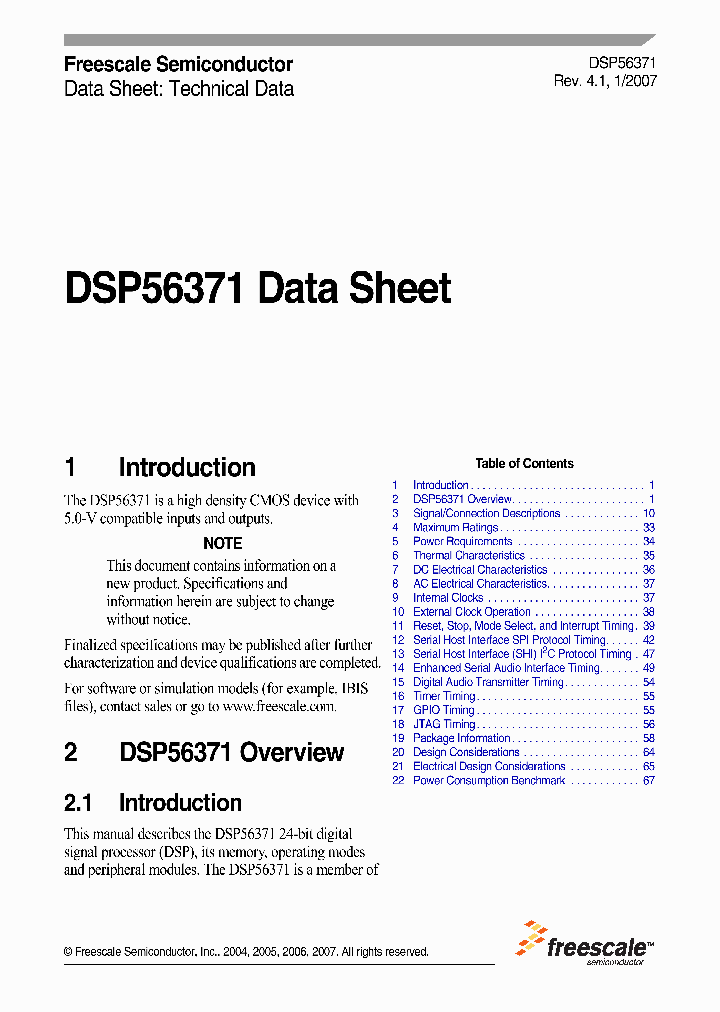 DSP56371_1234761.PDF Datasheet