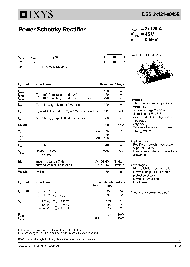 DSS2X121-0045B_1089638.PDF Datasheet