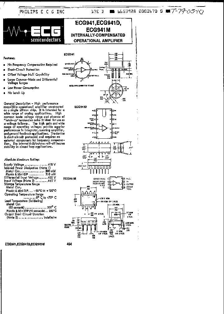 ECG941_1163502.PDF Datasheet