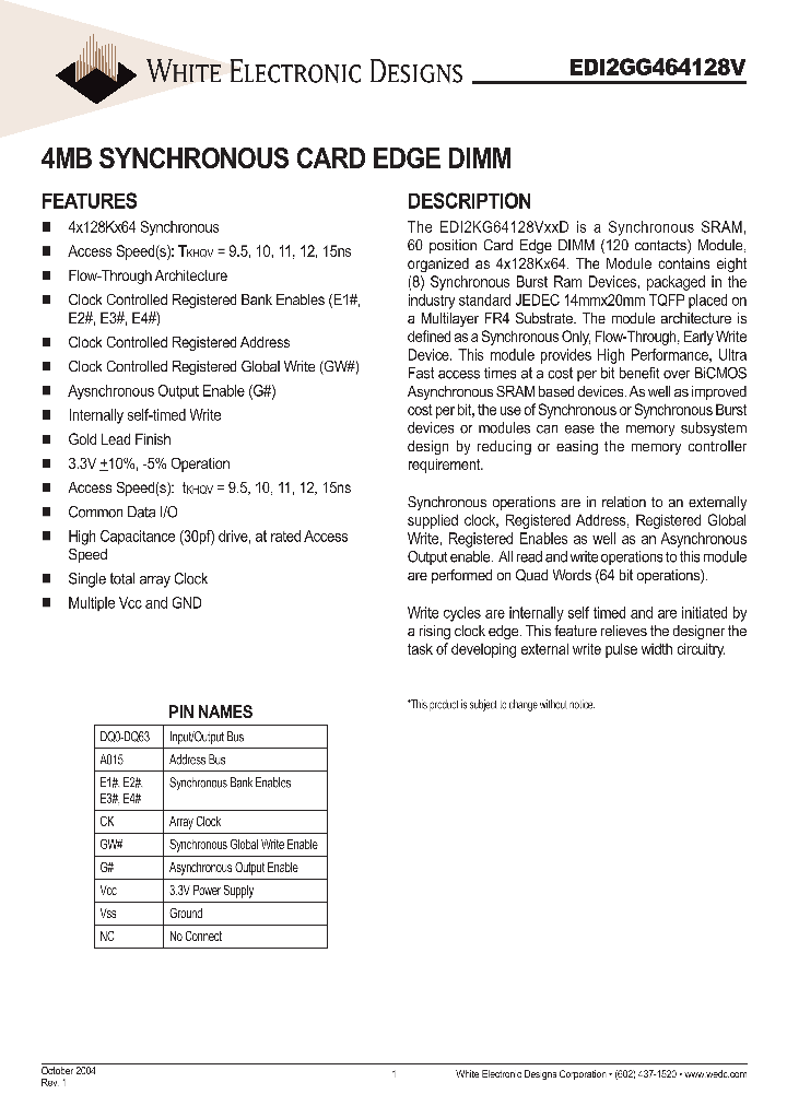 EDI2GG464128V_1088724.PDF Datasheet