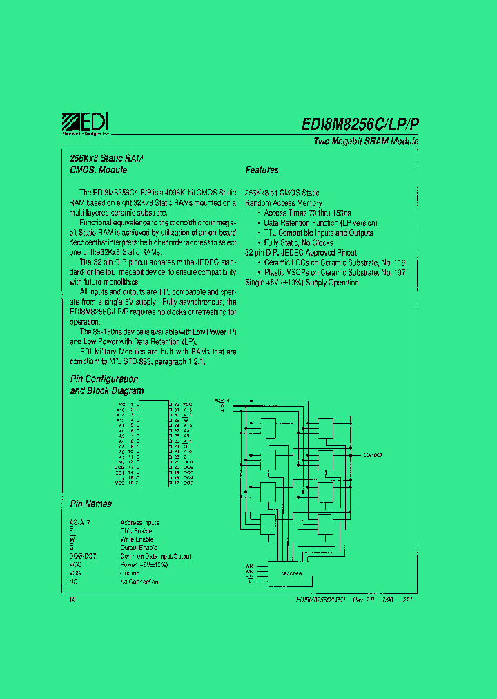 EDI8M8256C_1164282.PDF Datasheet