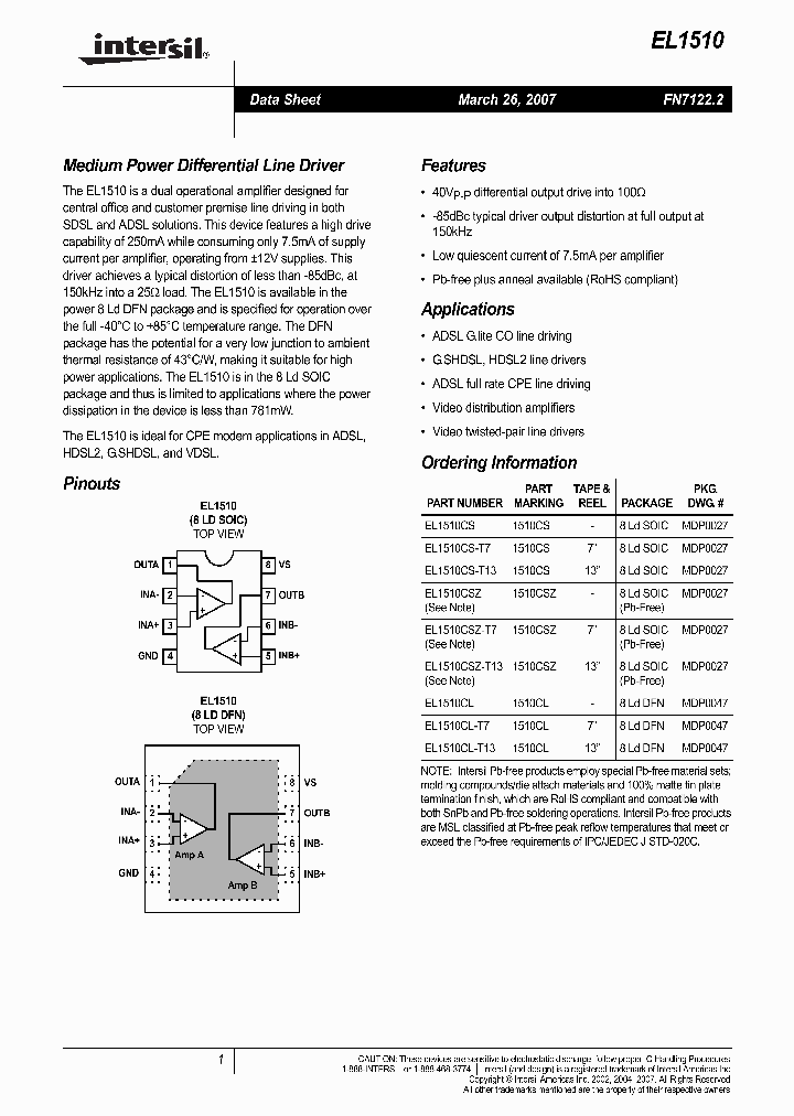 EL1510_1094672.PDF Datasheet