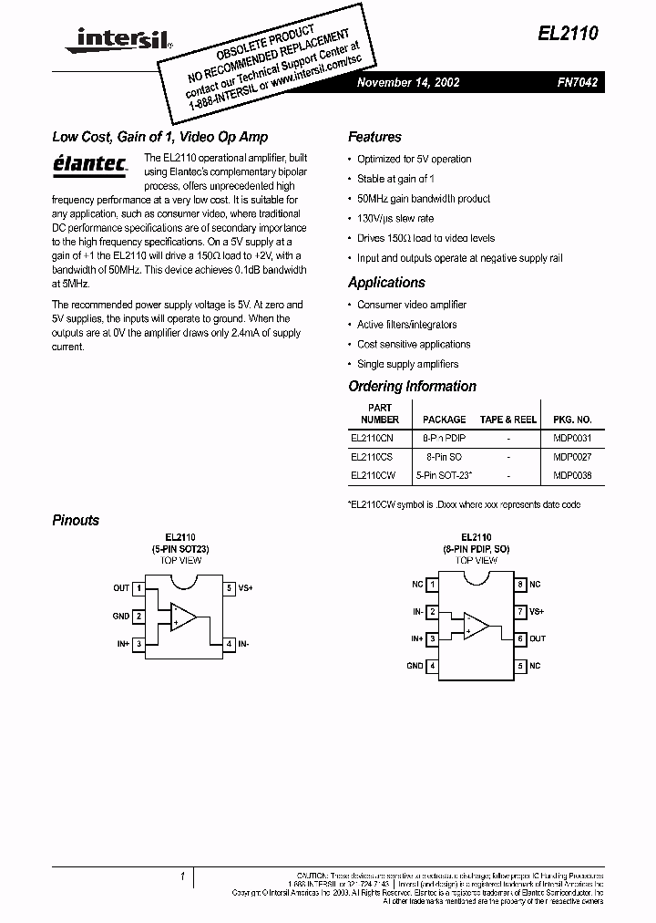 EL2110CW_1236398.PDF Datasheet