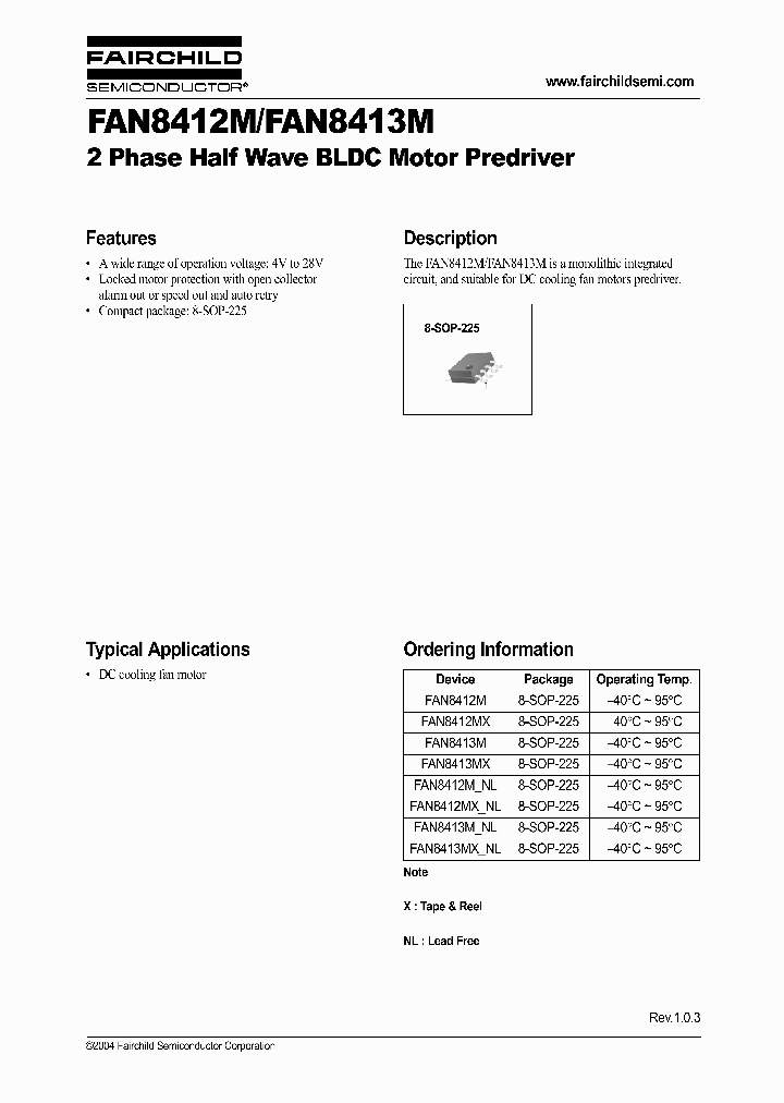 FAN8412M_1052249.PDF Datasheet