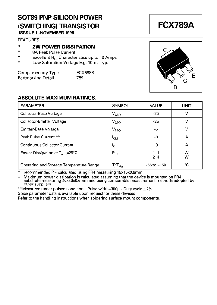 FCX789A_1239165.PDF Datasheet