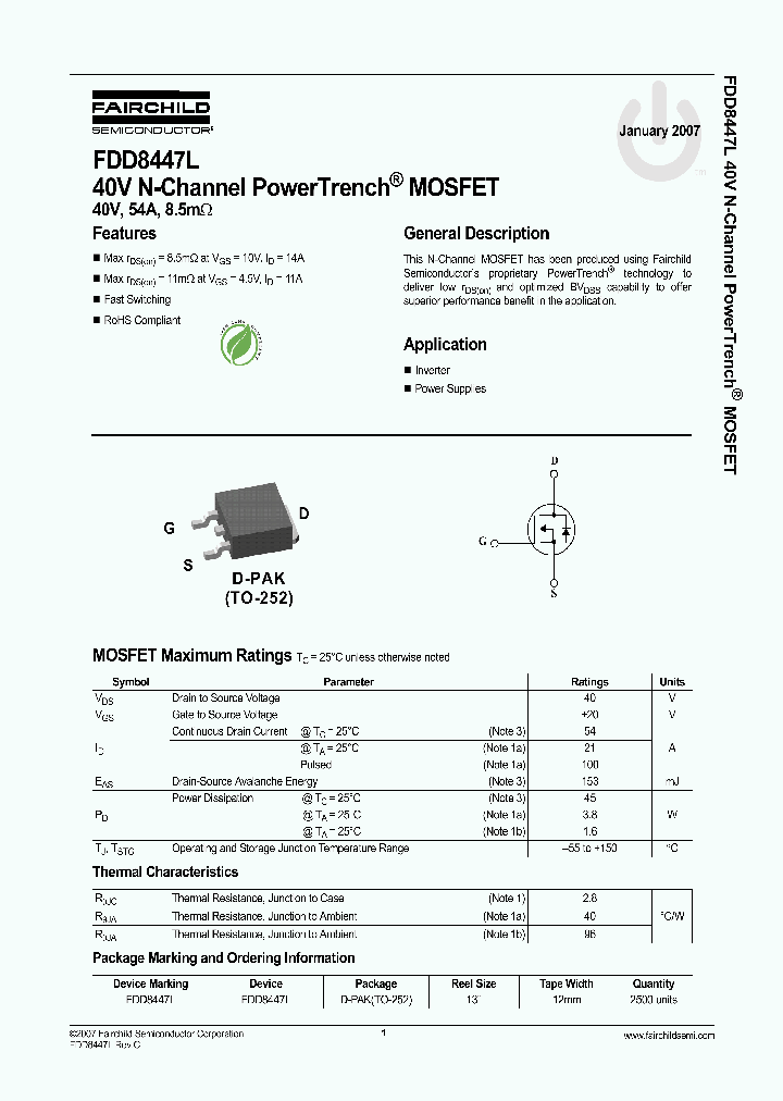 FDD8447L_1133829.PDF Datasheet