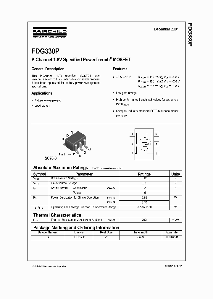 FDG330P_1239418.PDF Datasheet