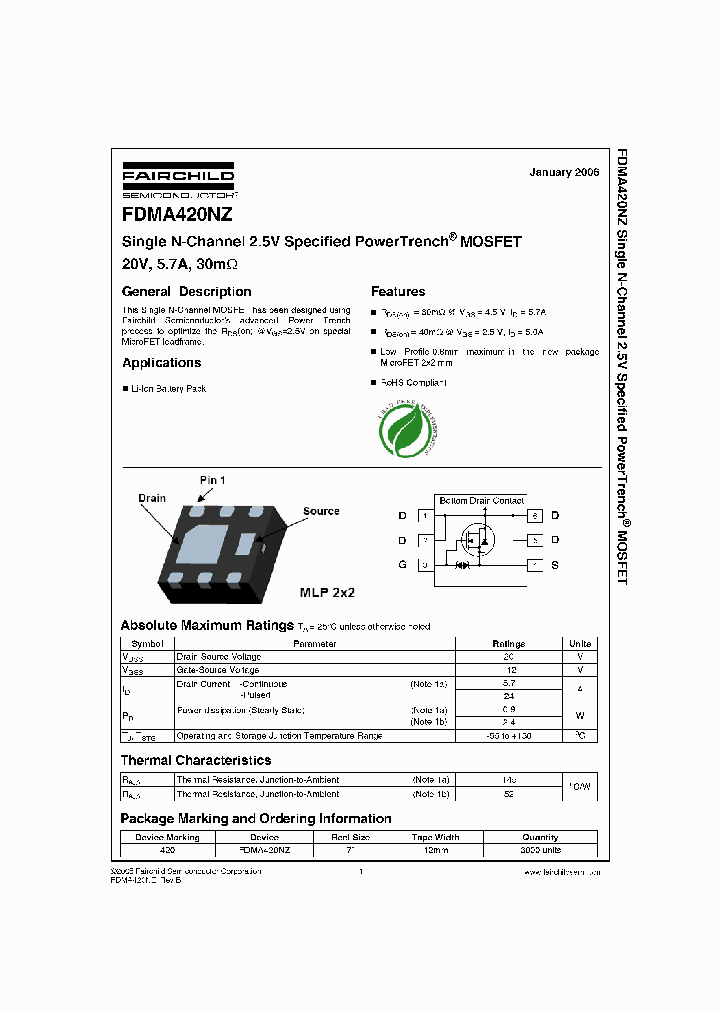 FDMA420NZ_1239480.PDF Datasheet