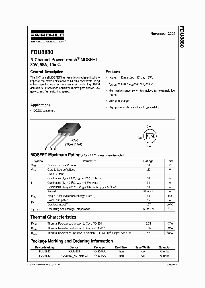 FDU8880_1239837.PDF Datasheet