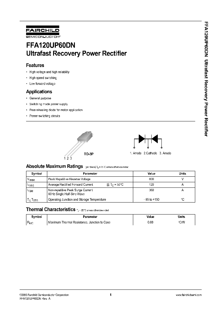 FFA120UP60DN_1239964.PDF Datasheet