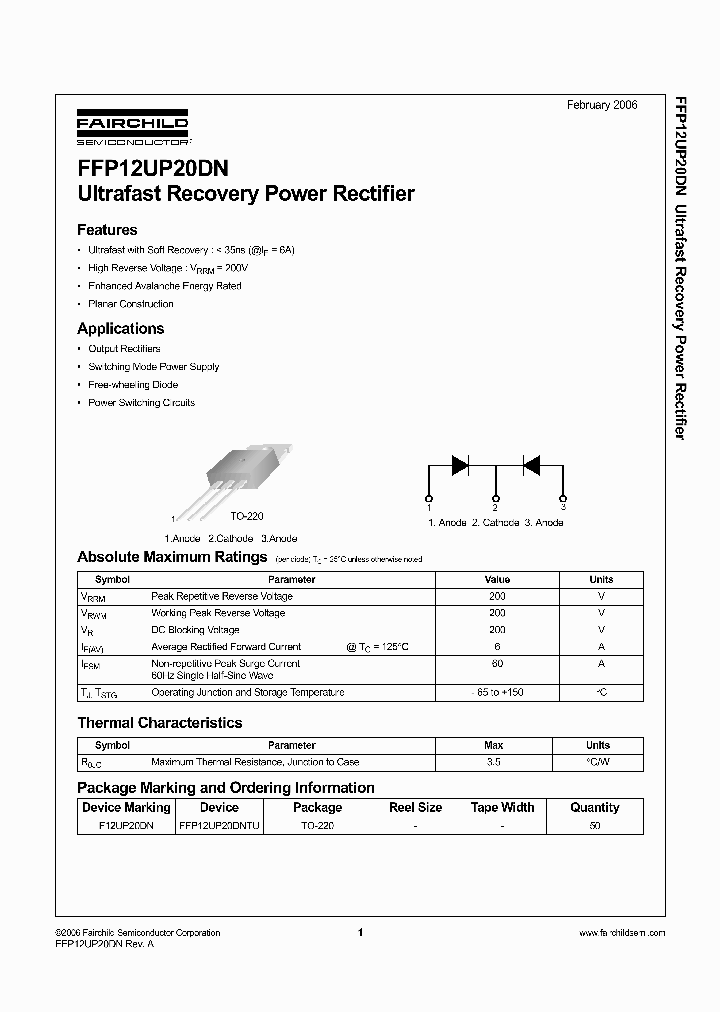 FFP12UP20DN_1240020.PDF Datasheet